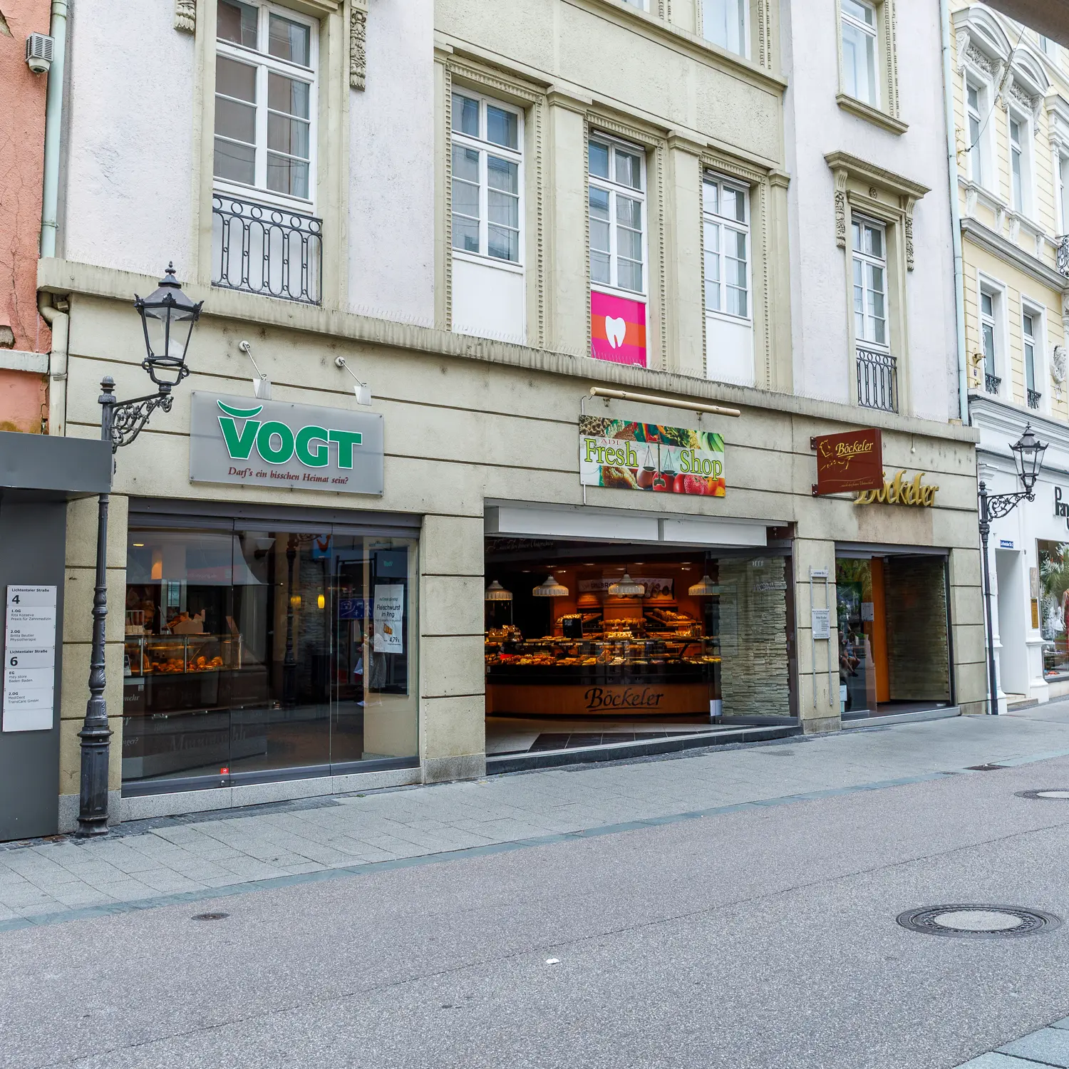 Aussenansicht Ladenlokal